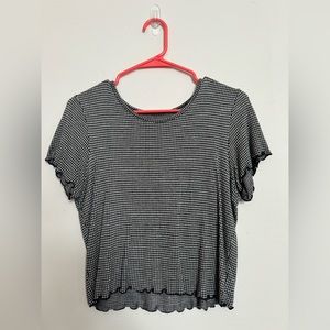 American Eagle stripped short sleeve